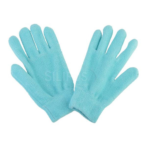 Silipos GeLuscious Moisturizing Glove Terrycloth Turquoise/Pink 1/Pair - 271