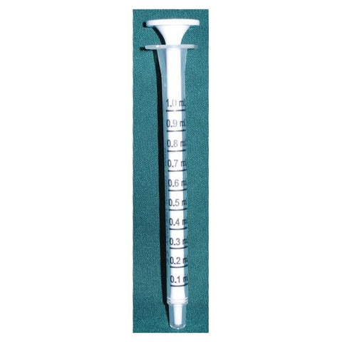 Clarke Container Division Syringe Dispenser Plastic 1mL Oral Transparent Reusable 100/Pack - 96501
