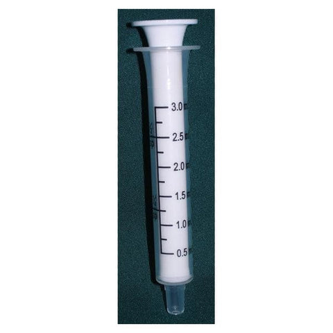 Clarke Container Division Syringe Dispenser Plastic 3mL Oral Transparent Reusable 100/Pack - 96502
