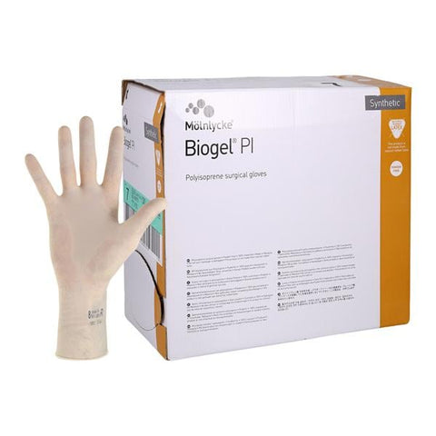 Molnlycke Healthcare -Biogel PI Polyisoprene Surgical Gloves 7 Straw, 4 BX/CA 40870