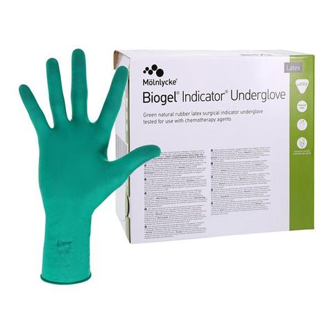 Molnlycke Healthcare -Biogel Indicator Surgical Undergloves 8, 4 BX/CA 31280