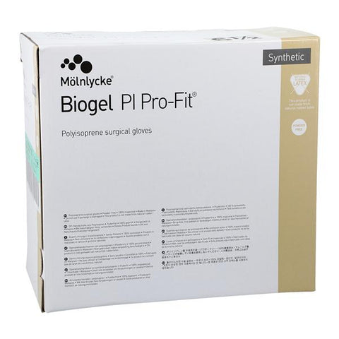 Molnlycke Healthcare -Biogel PI Pro-Fit Polyisoprene Surgical Gloves 6.5, 4 BX/CA 47965