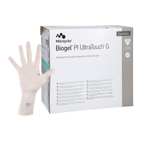 Molnlycke Healthcare -Biogel PI Ultratouch G Polyisoprene Surgical Gloves 7 Straw, 4 BX/CA 42170