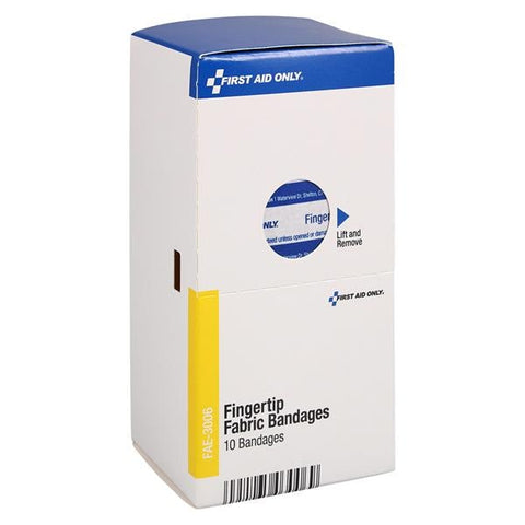 Acme United Corporation -First Aid Only Bandage Fabric 1.75x2" Tan Sterile 10/Box FAE-3006
