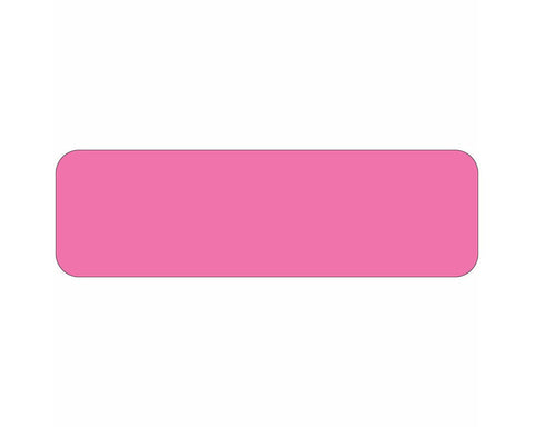 Color Code Label Rectangle 2 1/4" x 7/8" Fl. Pink Paper Permanent - 1000 per Roll | 59700053