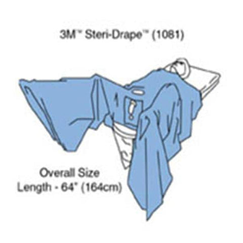 3M Medical Products Steri-Drape 155x175cm Non-Sterile TUR/Urological Drape Non-Fenestrated - 1081