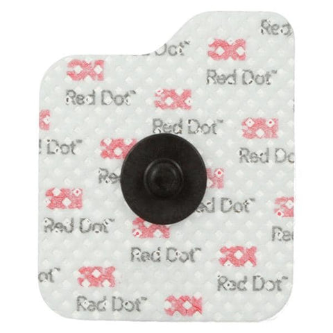 3M Medical Products Red Dot Electrocardio Electrode Adult/Pediatric 1.56x1.25 Soft Cloth Disp 5X200/CASE - 2660-5