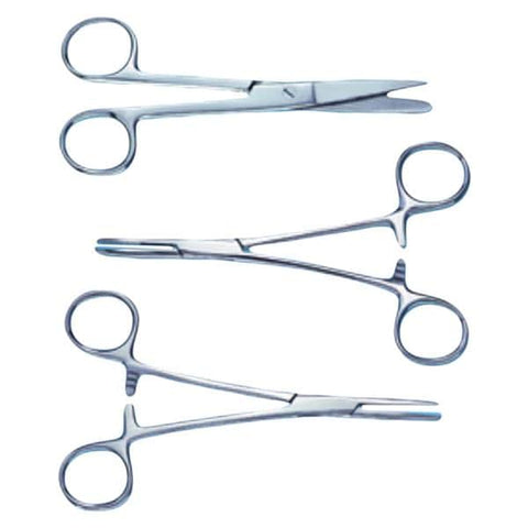 Busse Hospital Disposable Kelly Hemostatic Forcep Curved Stainless Steel Sterile 50/Ca - 774