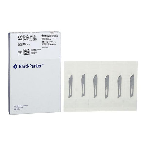 Bard Parker Bard-Parker Steel Non-Sterile Surgical Blade #10 Disposable 150/Bx - 371310