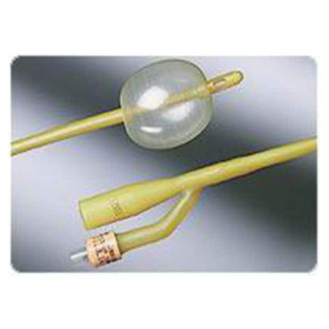 Bard Medical Division Lubricath 2-Way Foley Catheter Short Round Tip Hydrogel Coated 22Fr 30cc - 0118L22