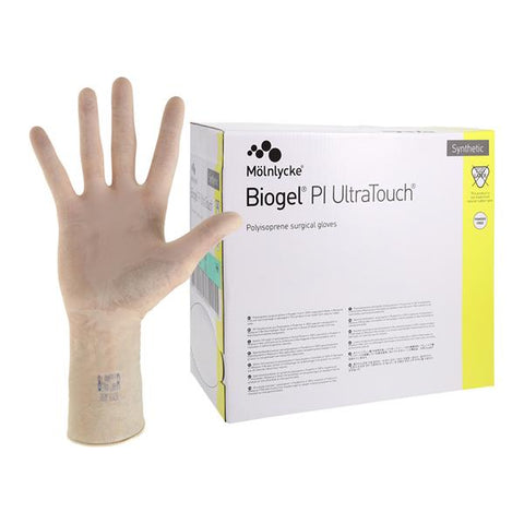 Molnlycke Healthcare -Biogel PI UltraTouch Polyisoprene Surgical Gloves 7.5, 4 BX/CA 41175