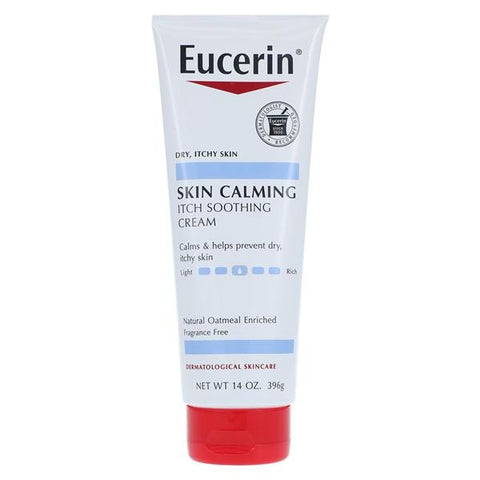 Beiersdorf Inc Eucerin Calming Creme 14oz Fragrance Free Daily Moisturing Skin Bt - 072140636289