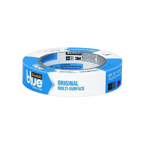 3M Business Products ScotchBlue Painter's Tape 3 in Core 1 in x 60 Yd 1/Package - 745133