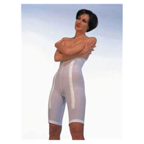 BSN Medical, Inc SupportWear Plastic Surgery Girdle Mid Thigh Large Women 29-30" White - 110663