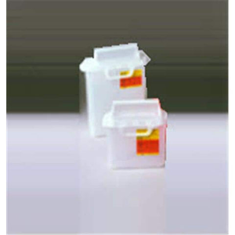 Becton-Dickinson -Sharps Container 2gal Red 12.45x1.72x6" Horizontal Counterbalanced Door Lid Plastic Non-Sterile 2gal/Each, 10 EA/CA 305435