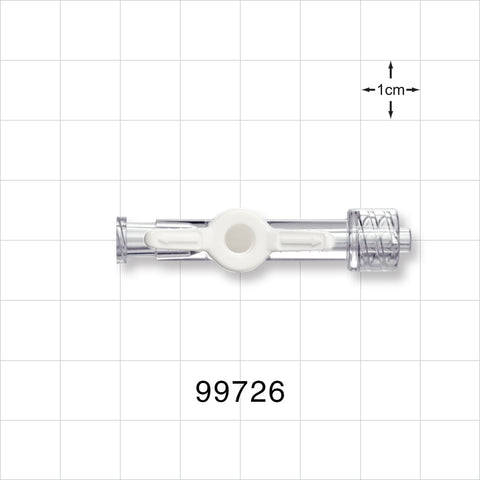 1-Way Stopcock, Female Luer Lock, Male Luer Lock - 200 psi - 99726