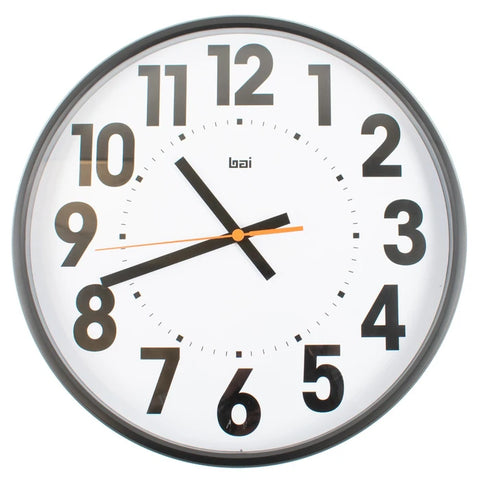 15" Wall Clock with Large Bold Numbers