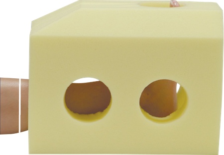 DEROYAL UNIVERSAL FOOT CRADLE (A - 14”) (B - 9”) (PACKAGING - 10 CASE)