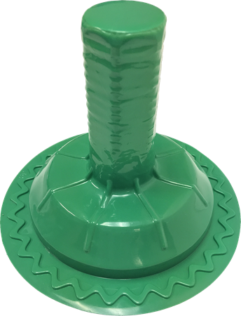 DEROYAL SAF-T-GLOVE™ FLEXIBLE LIGHT HANDLE COVERS (FRICTION FIT) (COLOR - GREEN) (PACKAGING - CASE)