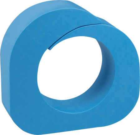 DEROYAL ARTHROSCOPIC KNEE RING NON-COMPRESSED (DIMENSIONS - 11½” x 11” x 3”, 7” opening) (PACKAGING - 8 PAIR/CASE)