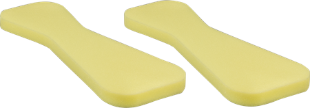 DEROYAL LEG PAD (DIMENSIONS - 17.6” x 7” x 1”) (COMPRESSION - NON-COMPRESSED/FLAT) (PACKAGING - 36 PAIR/CASE)