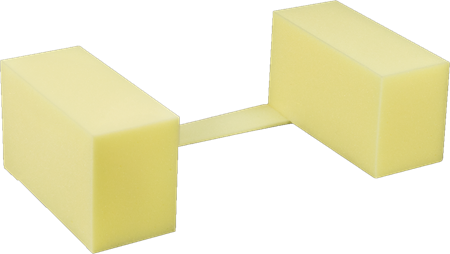 DEROYAL HEAD STABILIZER (SIZE - 9” x 4” x 5”) (DESCRIPTION - 10” STRAP) (COMPRESSION - COMPRESSED) (PACKAGING - 10 CASE)