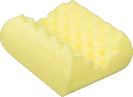 DEROYAL CONVOLUTED POSITIONER (SIZE - 10Z\x” x 10” x 4Z\x”) (DESCRIPTION - CONVOLUTED) (COMPRESSION - COMPRESSED) (PACKAGING - 12 CASE)