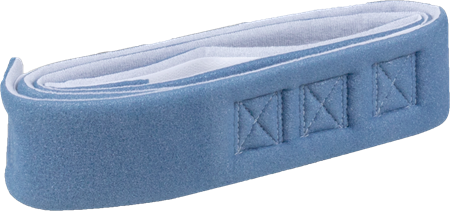 DEROYAL ADJUSTABLE O.R. TABLE RESTRAINT (DESCRIPTION - 60” x 2¼”) (DESCRIPTION - Hoop & Loop) (PACKAGING - 12 CASE)