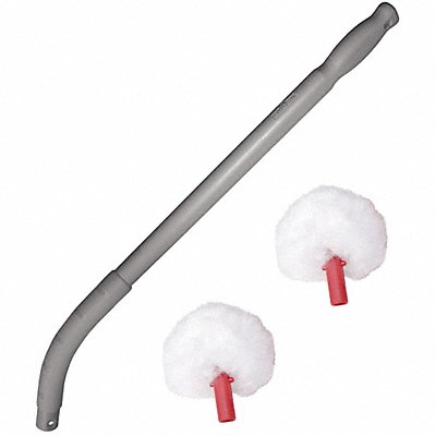 26 L Polyester Long Handle Toilet Swab Gray