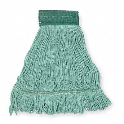Clamp Quick Change Side-Gate Cotton String Wet Mop Head Green