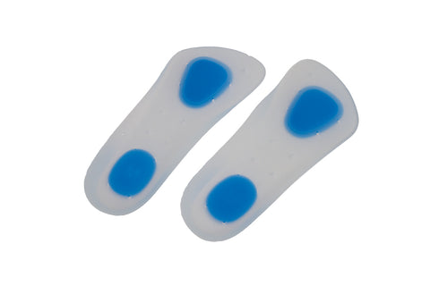 Bird & Cronin Soft Line Silicone Foot Orthotics - Three Quarter Insole - Men’s Shoe Size | Pair