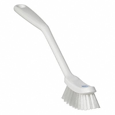 11 L Polyester Short Handle Scrub Brush White
