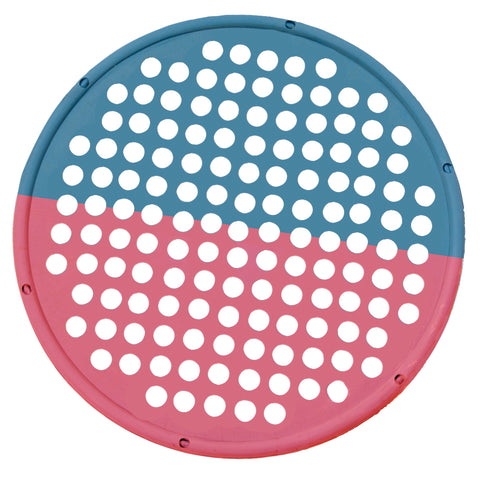 CanDo Hand Exercise Web - Low Powder - 14" Diameter - multi-resistance, Red/Blue