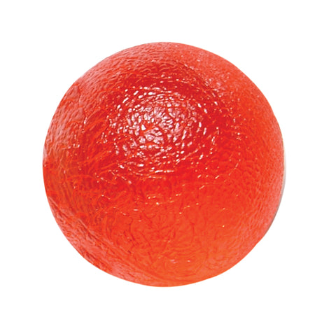 CanDo Gel Squeeze Ball - Standard Circular - Red - Light