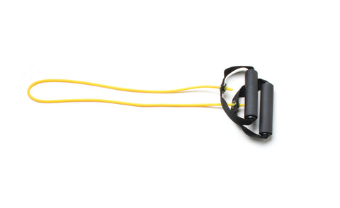 CanDo Tubing with Handles Exerciser - 36" - Yellow - x-light