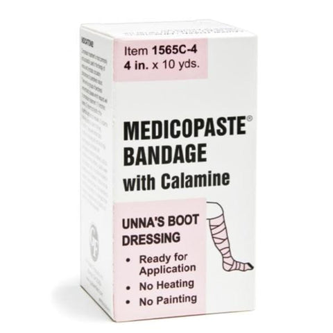 Graham Bandage Unna Boot Medicopaste Calamine Zinc 4"x10yd Each, 12 Each/CA - Field/Everest &Jennings - 47-1565C