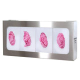Bowman Medical Products Glove Box Holder Stainless Steel Quad Gray Each - GS-060
