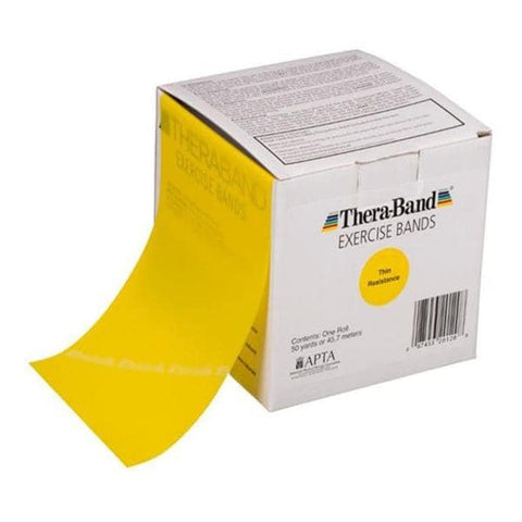 The Hygenic Corp. Band Exercise Thera-Band 50yd Yellow Thin Each, 4 Each/CA - 20120