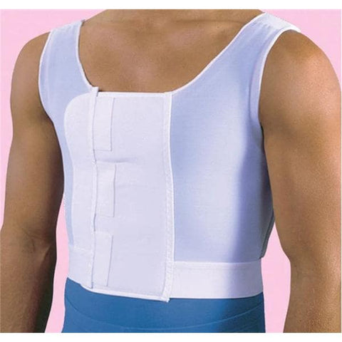 Frank Stubbs Co Inc Vest Compression Medium Men White Each - 2001M