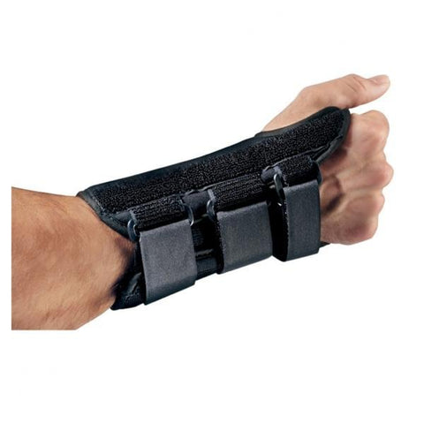 DJO, Inc Brace ComfortFORM Adult Wrist Foam Laminate Black Size 8.5" Large Left Each - 79-87297