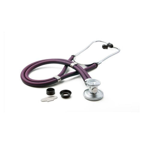 American Diagnostic Corp. Stethoscope Sprague Rappaport Adscope 641 Purple Adult/Pediatric 30" 2-Head Eachch - 641V
