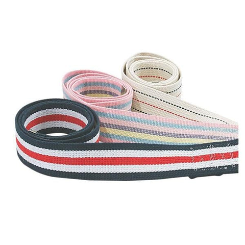 Alimed, Inc Gait Belt Transfer Rib/Torso 100% Cotton Pin Stripe Each - 7083
