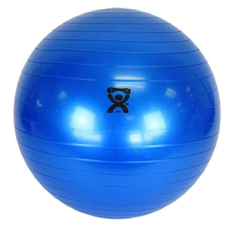 Fabrication Enterprises Ball Exercise CanDo Ribbed Plastic 12" Blue Each - 30-1800