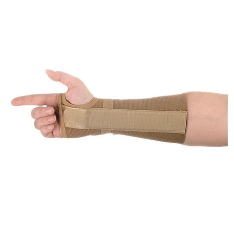 Alimed, Inc Support Freedom Adult Long Wrist Elastic Beige Size 8.5" Large Right Each - 5736