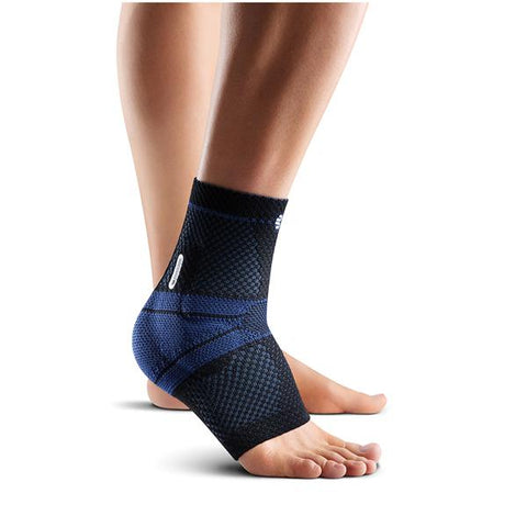 Bauerfeind USA, Inc Brace Support Malleotrain Ankle Elastic/Knit Black/Blue Size 2 7.5-8.25" Left Each - 11000000000000