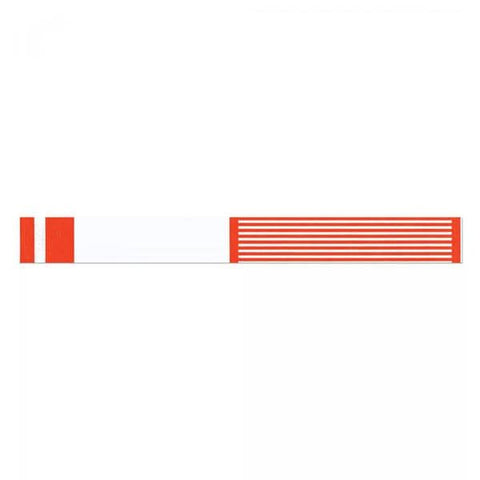 Precision Dynamics Corp. Wristband Identification Short Stay Tvk Red Adlt 6Ln/Imprnt/WrtOn/Lbl 1000/Bx - 3000-16-PDR