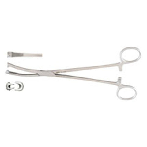 Miltex Forcep Vulsellum Jacobs 8-1/2" Serrated Curved Sideway 2x2 Teeth SS Each - Integra Miltex - 30-1030