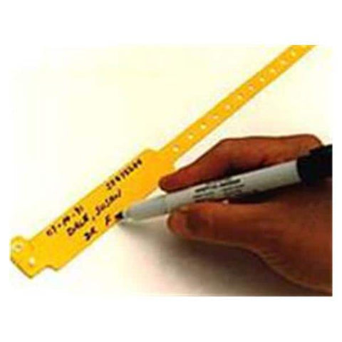 Precision Dynamics Corp. Wristband Identification Polyester Orange 500/BX - 5060-17-PDM