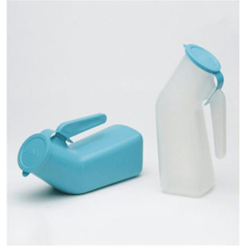 Medegen Medical Products, LLC Urinal Patient 1qt Blue Plastic Male With Hanging Handle Each, 12 Each/CA - 95