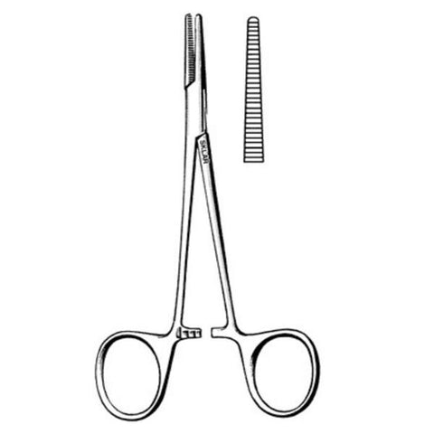 Sklar Instruments Forcep Hemostatic Halsted Mosquito 5" Straight Stainless Steel Each - 17-1450
